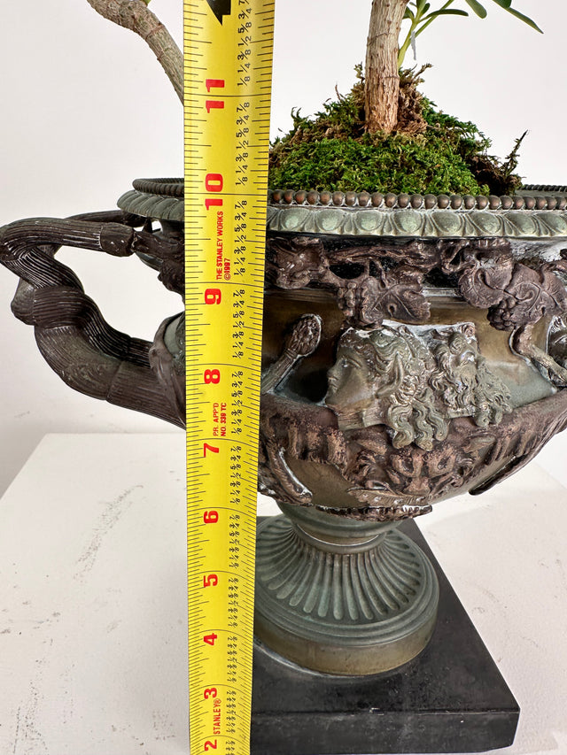 19th Century Reproduction of “The Warwick Vase” on Marble