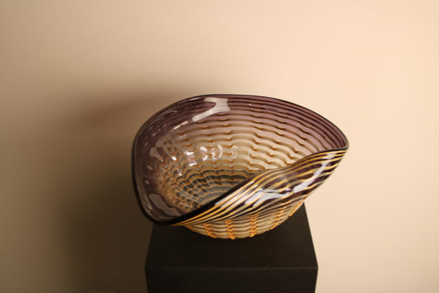 1980s glass bowl from a tourist district Italy 1980s